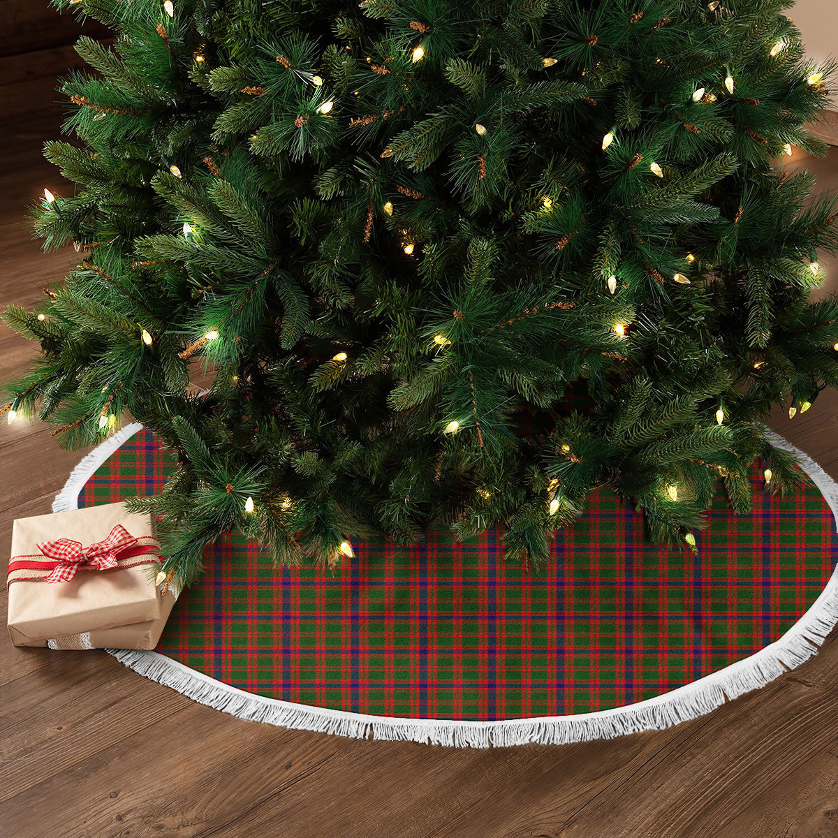 Skene Modern Tartan Christmas Tree Skirt