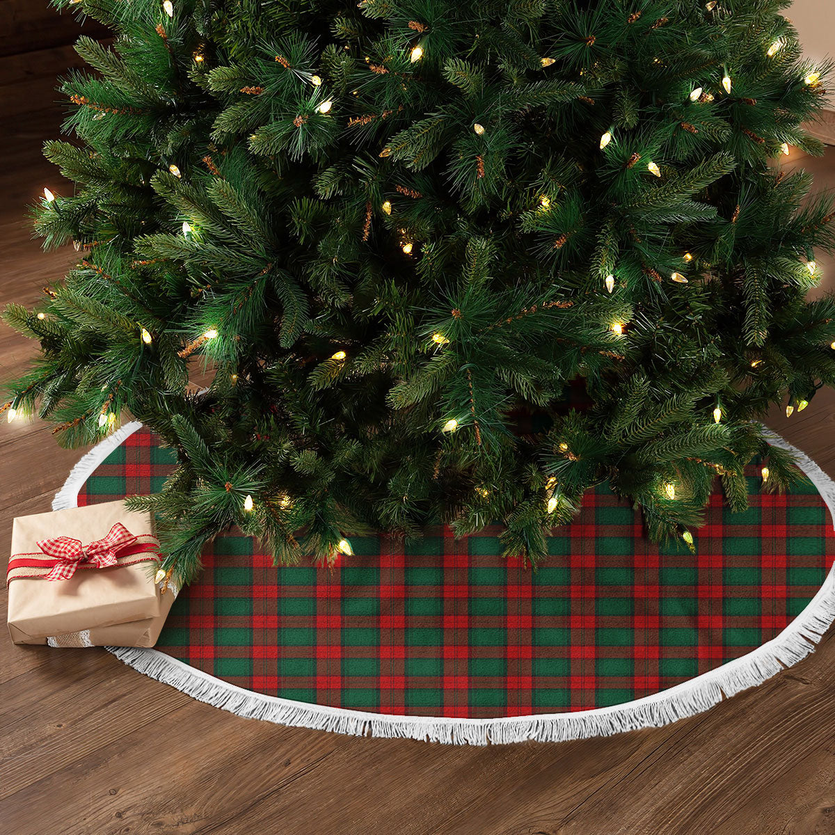 Stewart Atholl Modern Tartan Christmas Tree Skirt