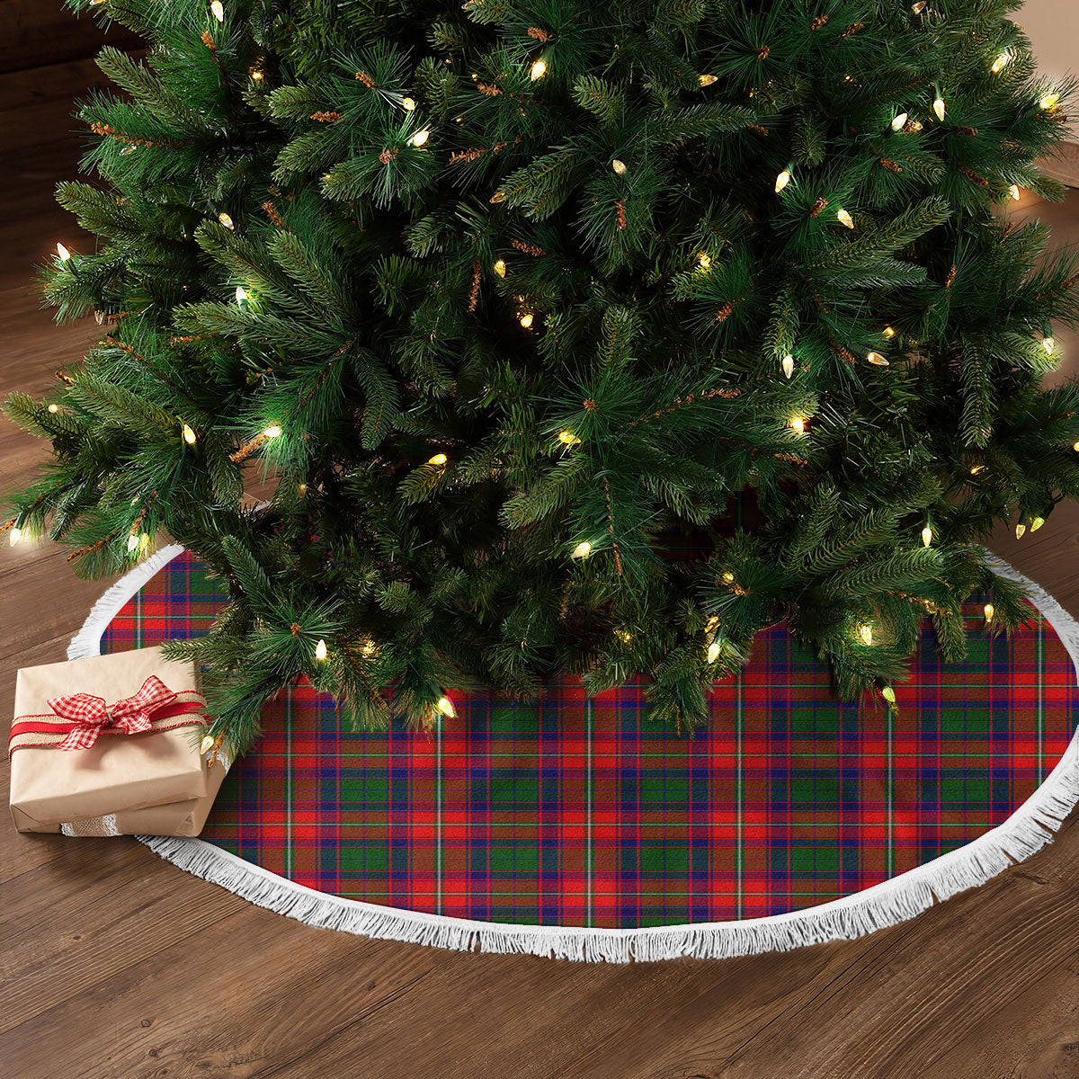 Wauchope (or Waugh) Tartan Christmas Tree Skirt