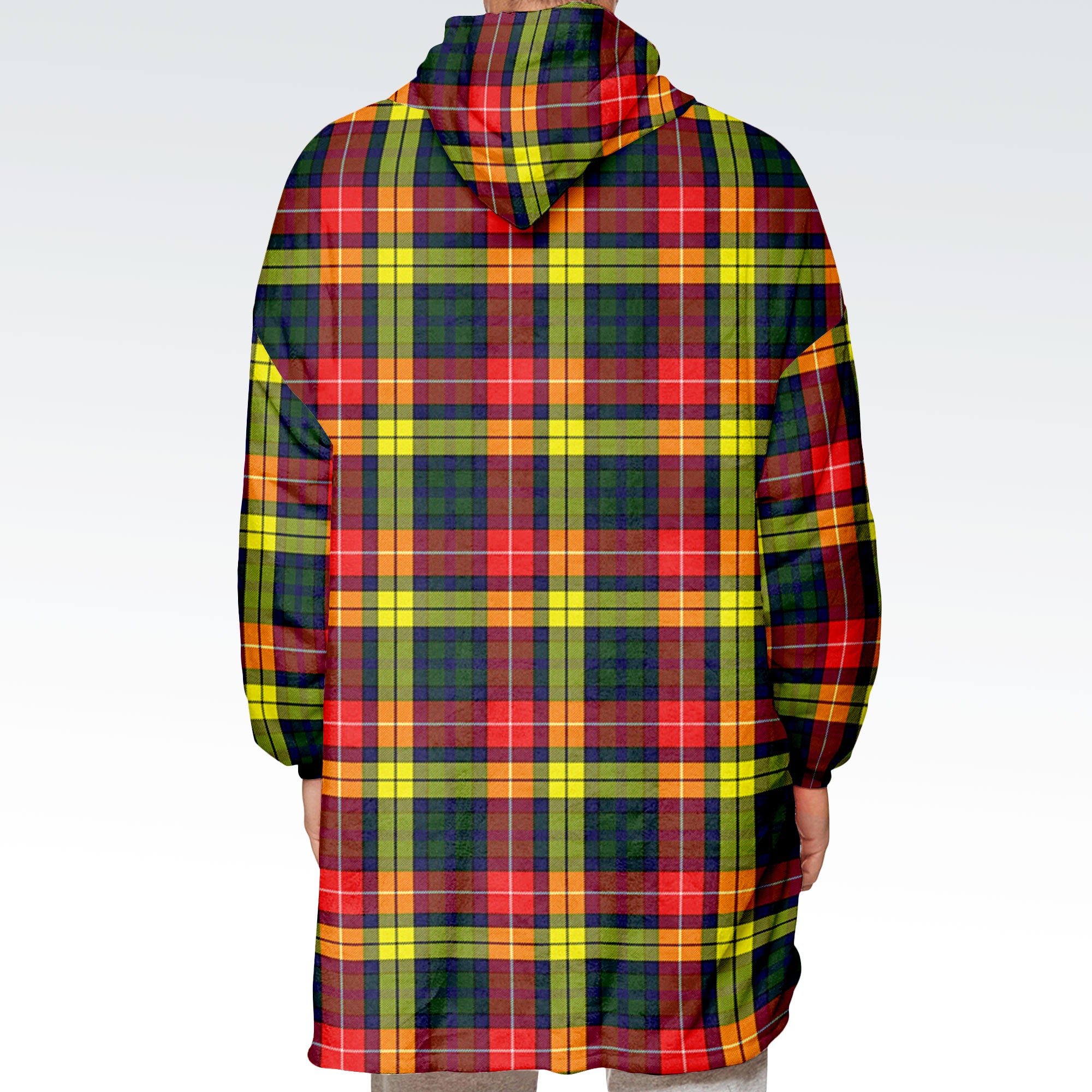 Buchanan Modern Tartan Hoodie Blanket