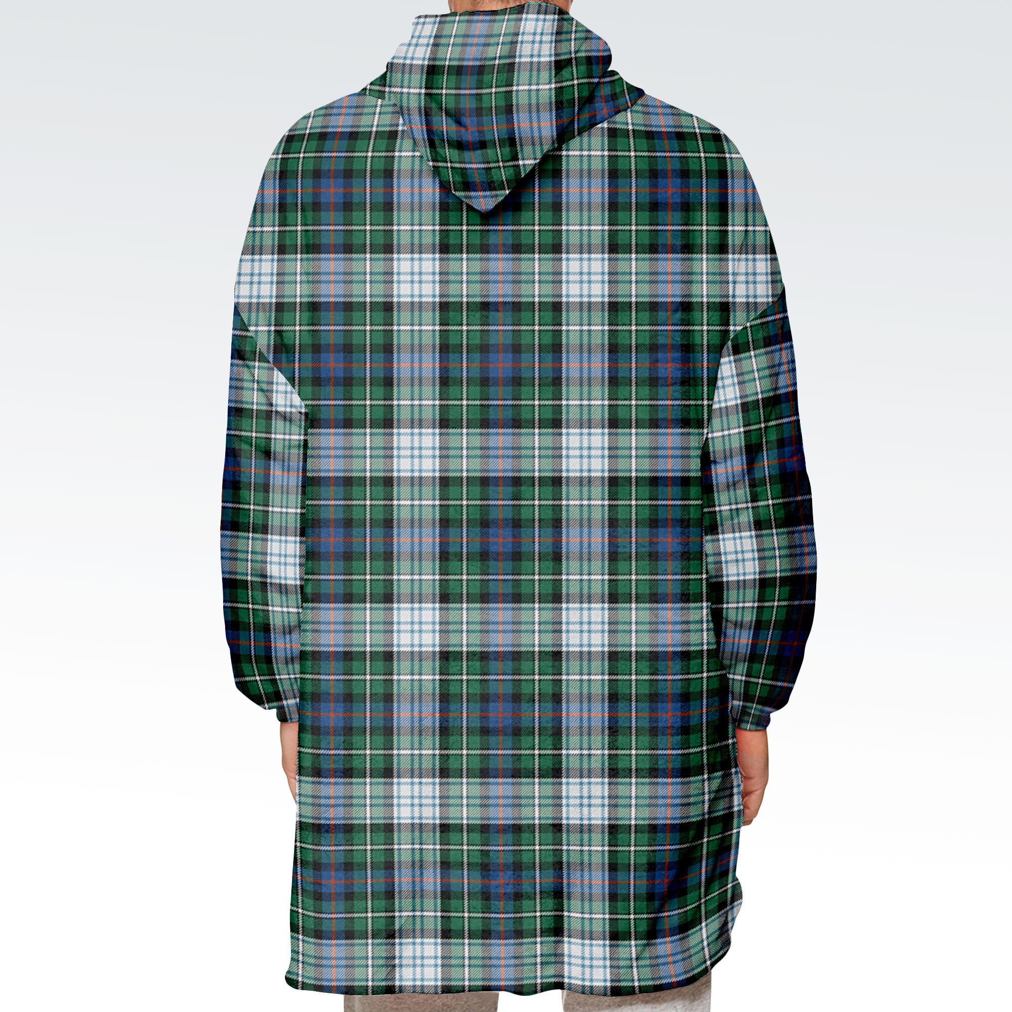 MacKenzie Dress Ancient Tartan Hoodie Blanket