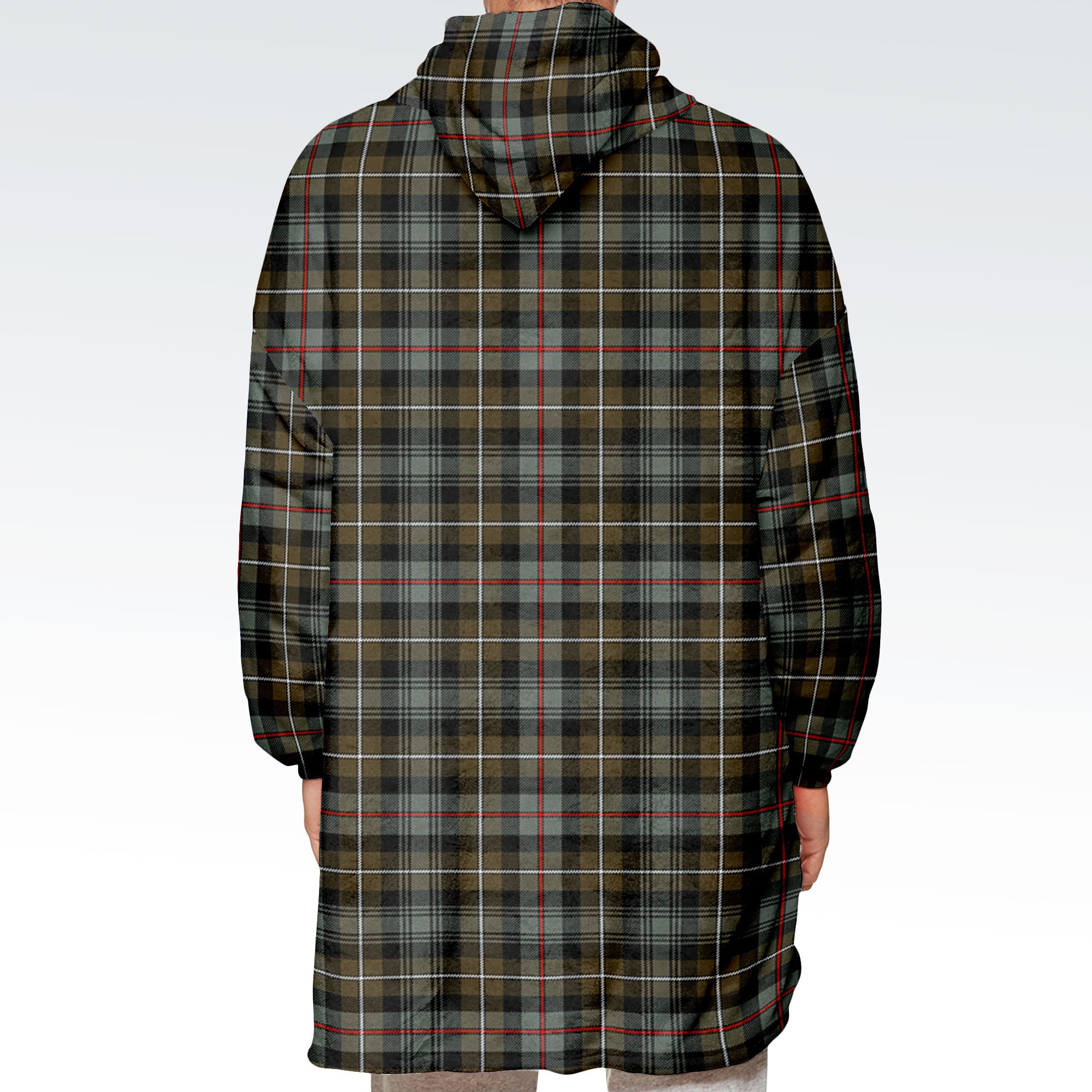 MacKenzie Weathered Tartan Hoodie Blanket