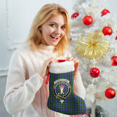 Donnachaidh Tartan Crest Christmas Stocking