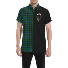 MacKay Modern Tartan Men Shirt Haft Style