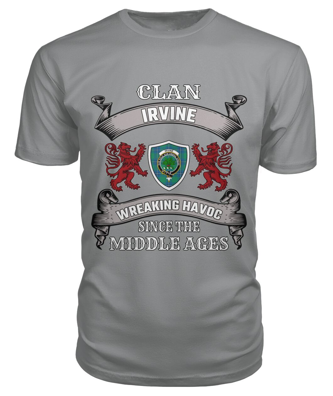 Irvine Family Tartan - 2D T-shirt