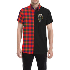 Fraser Modern Tartan Men Shirt Haft Style