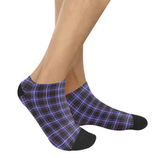 Dunlop Modern Tartan Ankle Socks