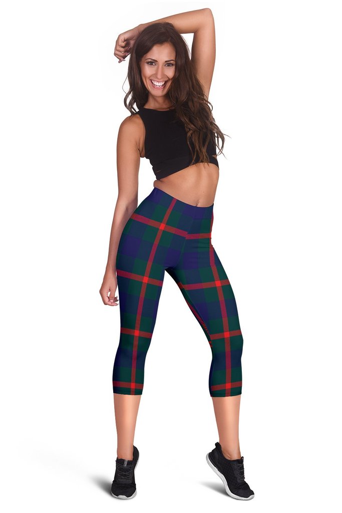 Agnew Family Modern Tartan Capris Leggings