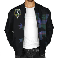 Hunter Tartan Bomber Jacket Lion & Thistle