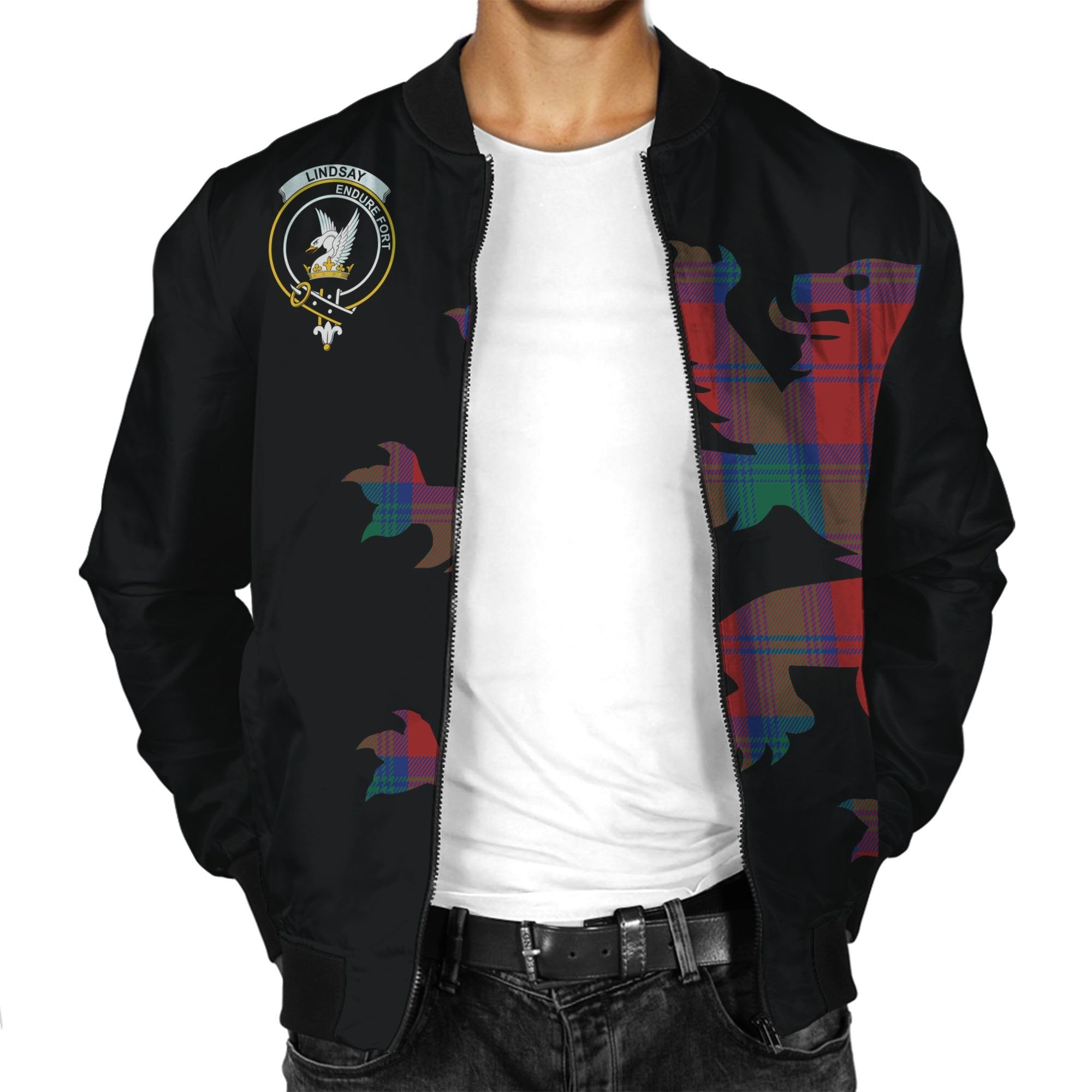 Lindsay Tartan Bomber Jacket Lion & Thistle