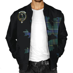 MacInnes Tartan Bomber Jacket Lion & Thistle