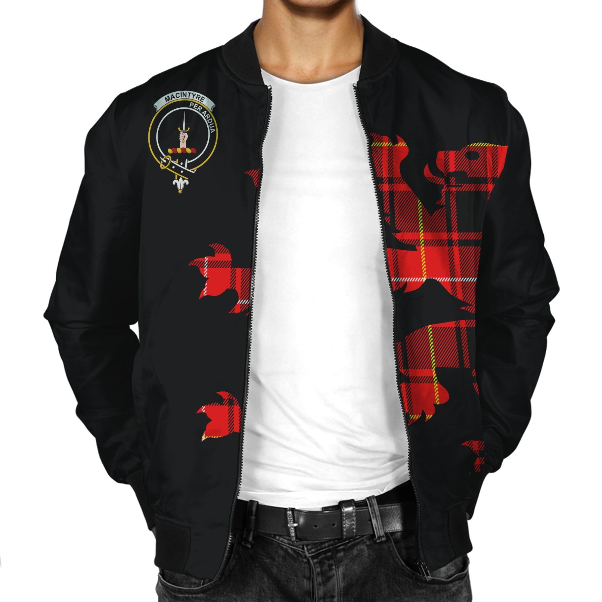 MacIntyre Tartan Bomber Jacket Lion & Thistle