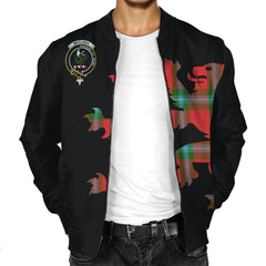 MacLaine Tartan Bomber Jacket Lion & Thistle