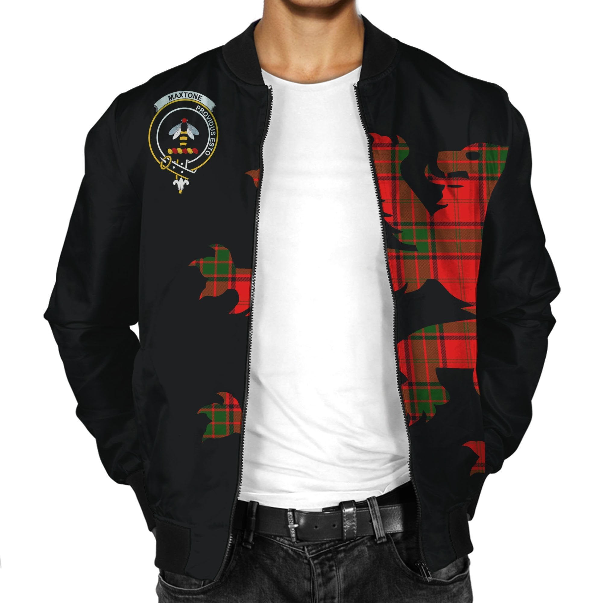 Maxtone Tartan Bomber Jacket Lion & Thistle