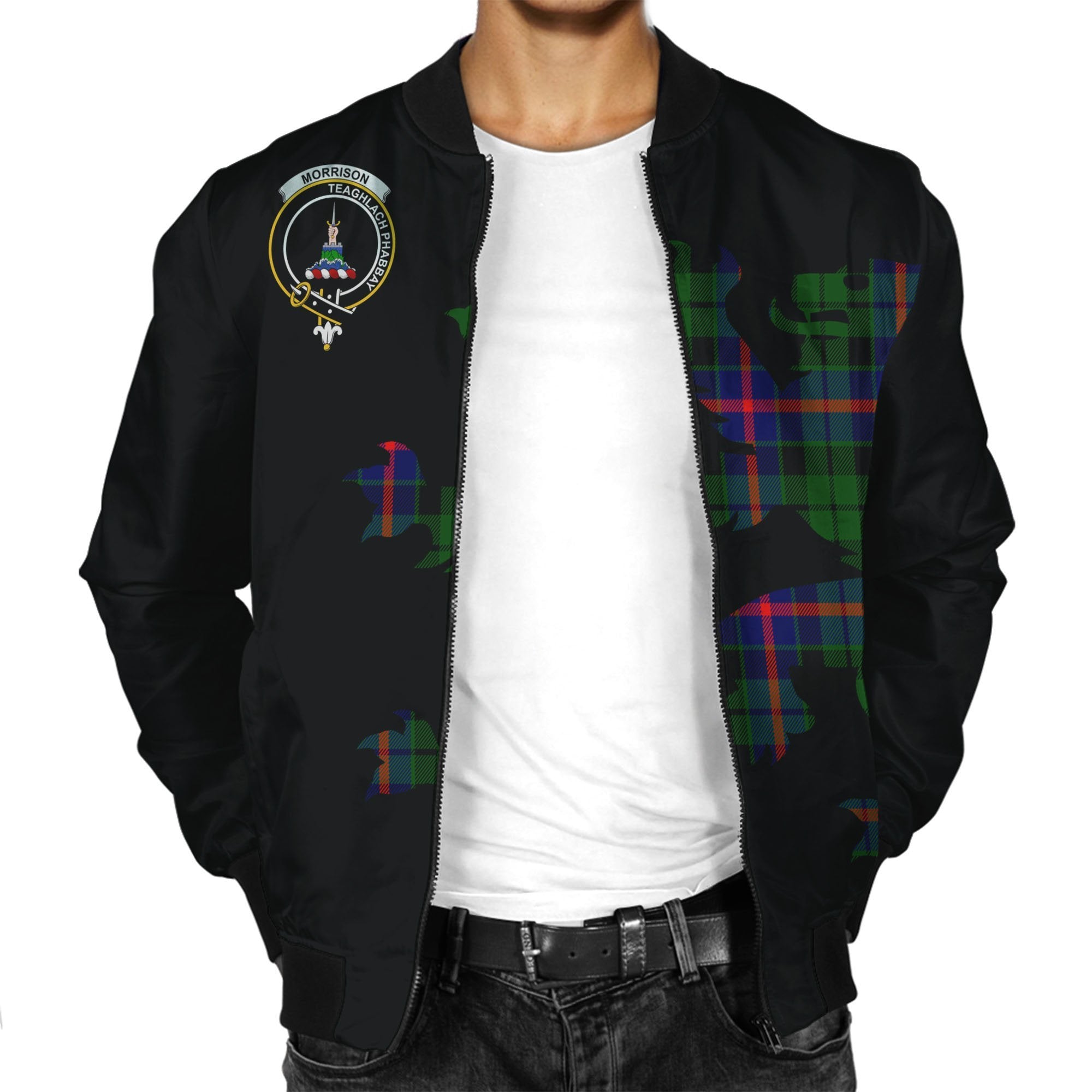 Morrison Tartan Bomber Jacket Lion & Thistle