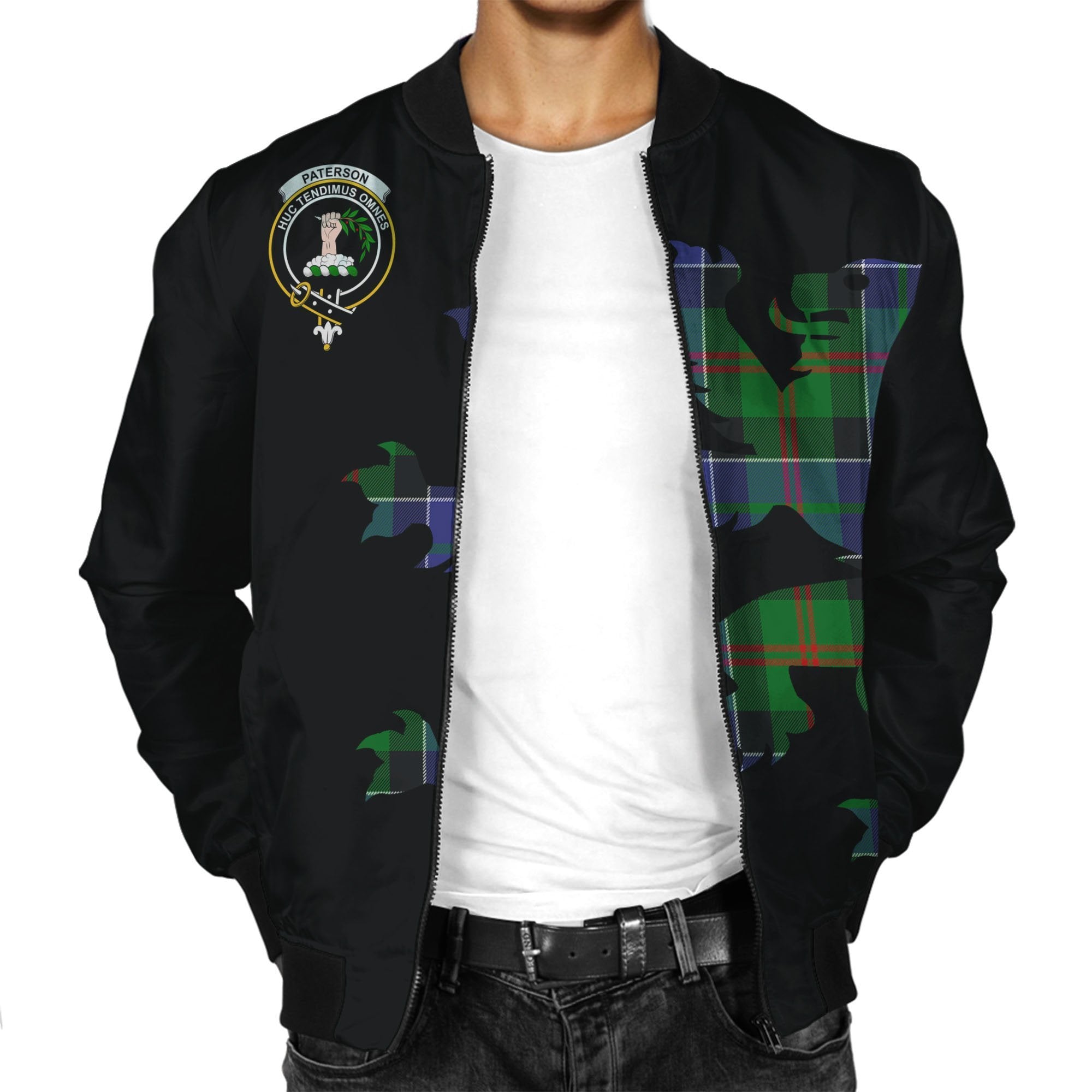 Paterson Tartan Bomber Jacket Lion & Thistle