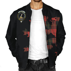 Wallace Tartan Bomber Jacket Lion & Thistle