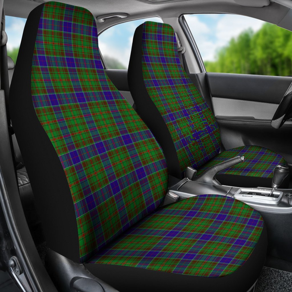 Adam Family Tartan Car Seat Cover