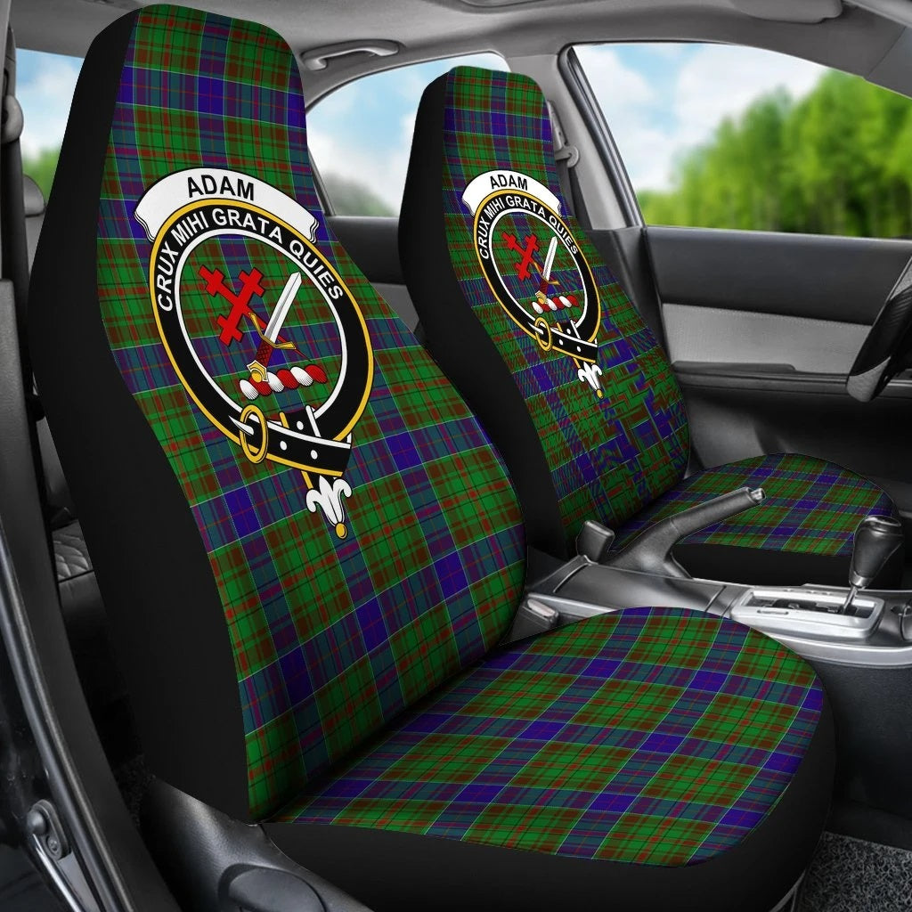 Adam Family Tartan Crest Car seat cover