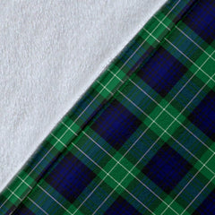 Abercrombie family Tartan Crest Blanket - 3 Sizes