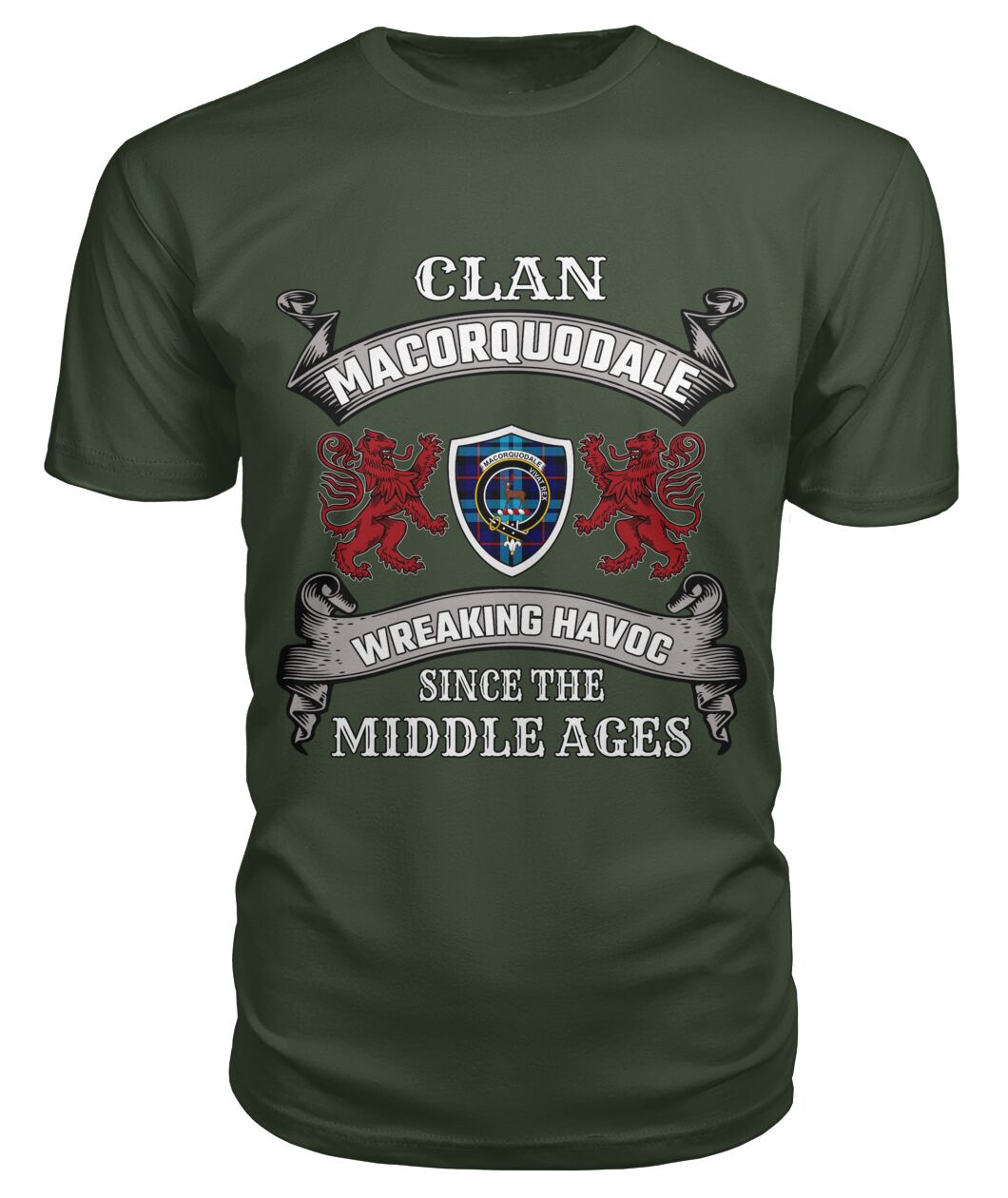 McCorquodale Family Tartan - 2D T-shirt