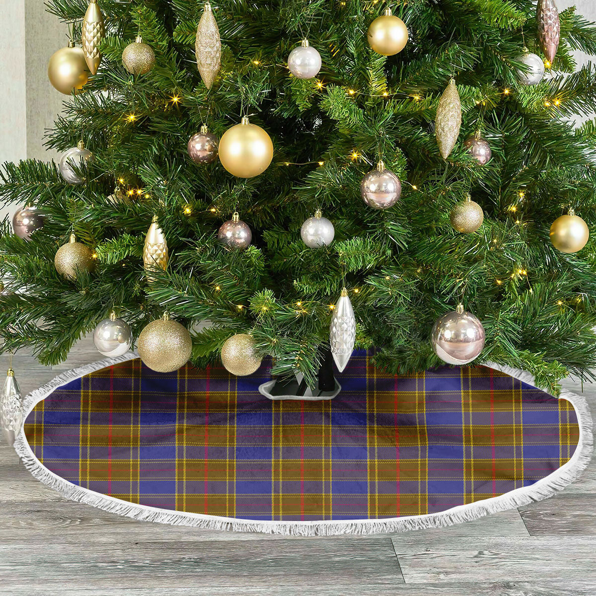 Balfour Modern Tartan Christmas Tree Skirt