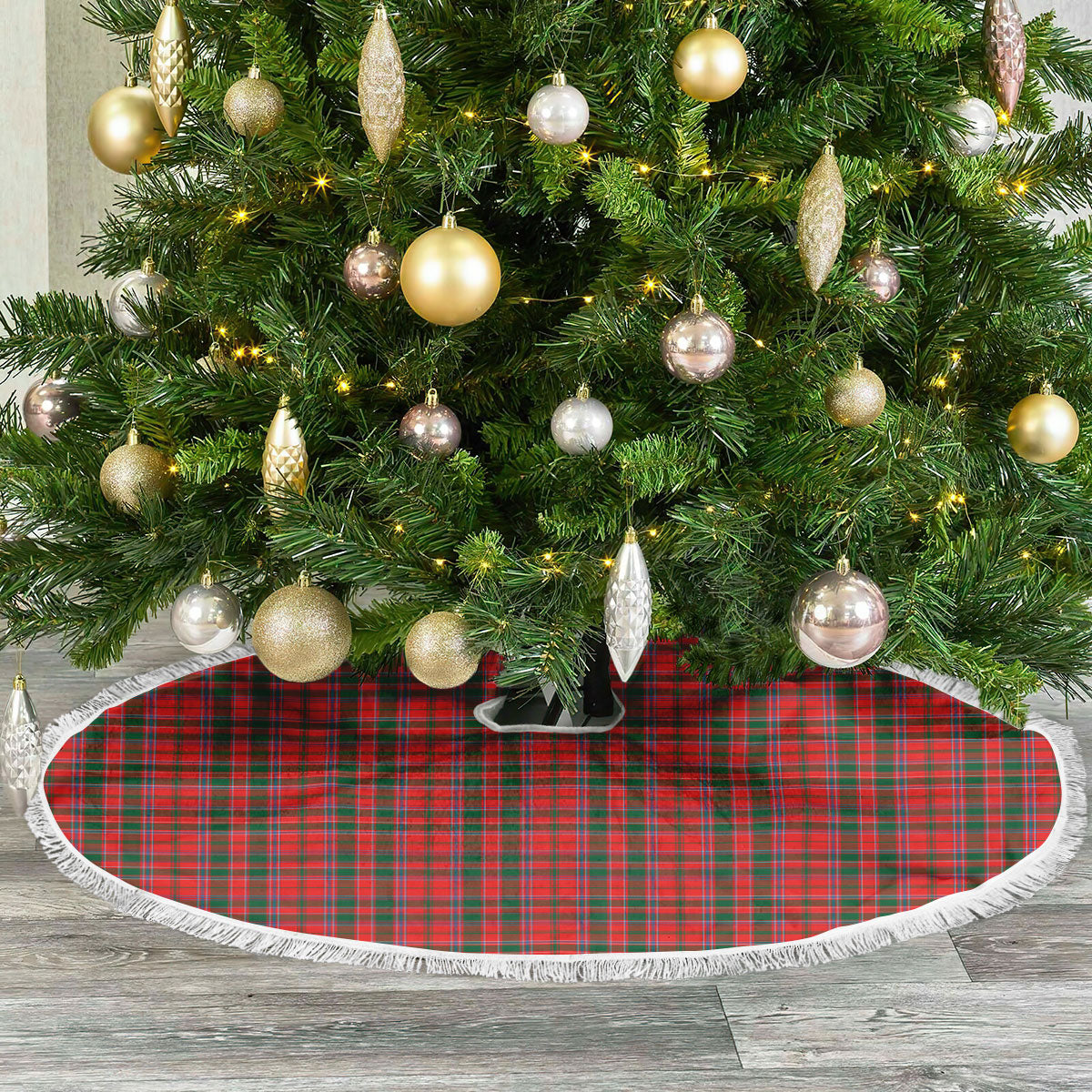 Dalziel Modern Tartan Christmas Tree Skirt