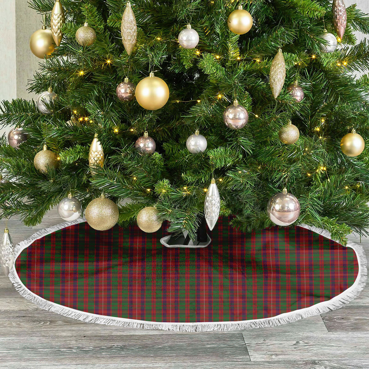 Ged Tartan Christmas Tree Skirt