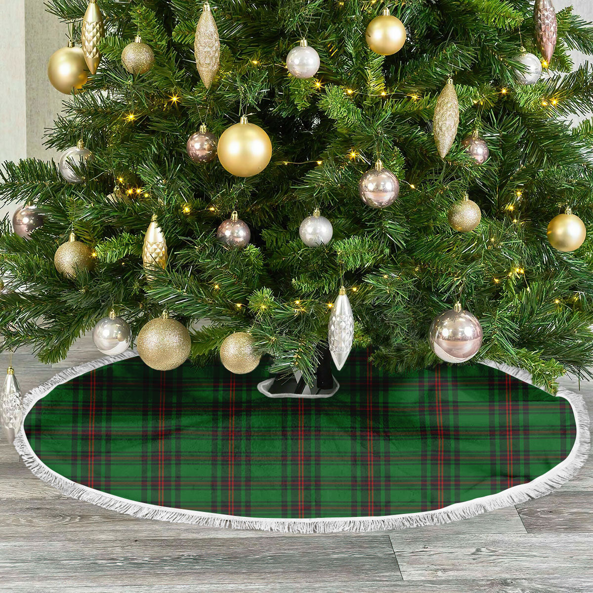 Halkerston Tartan Christmas Tree Skirt