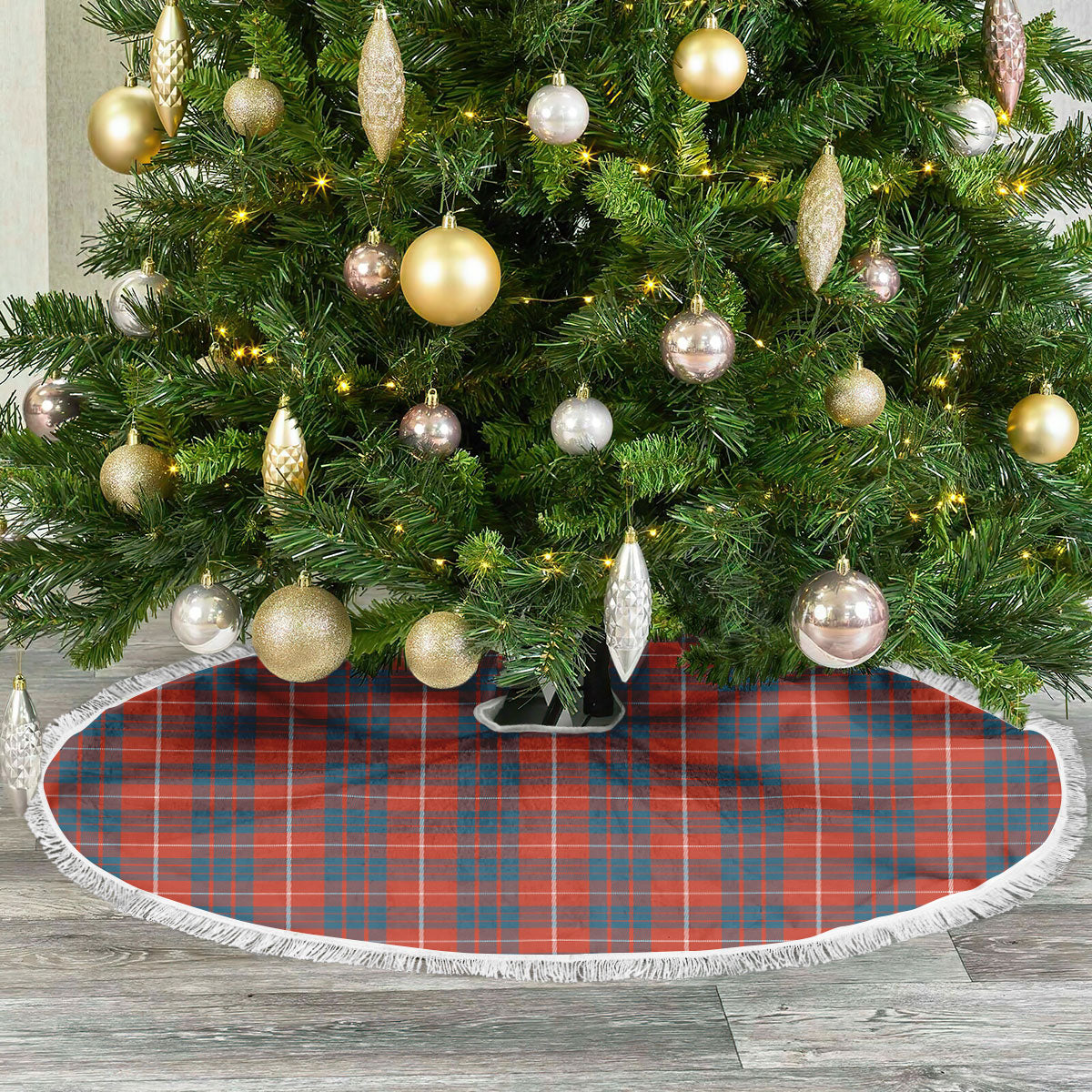 Hamilton Ancient Tartan Christmas Tree Skirt