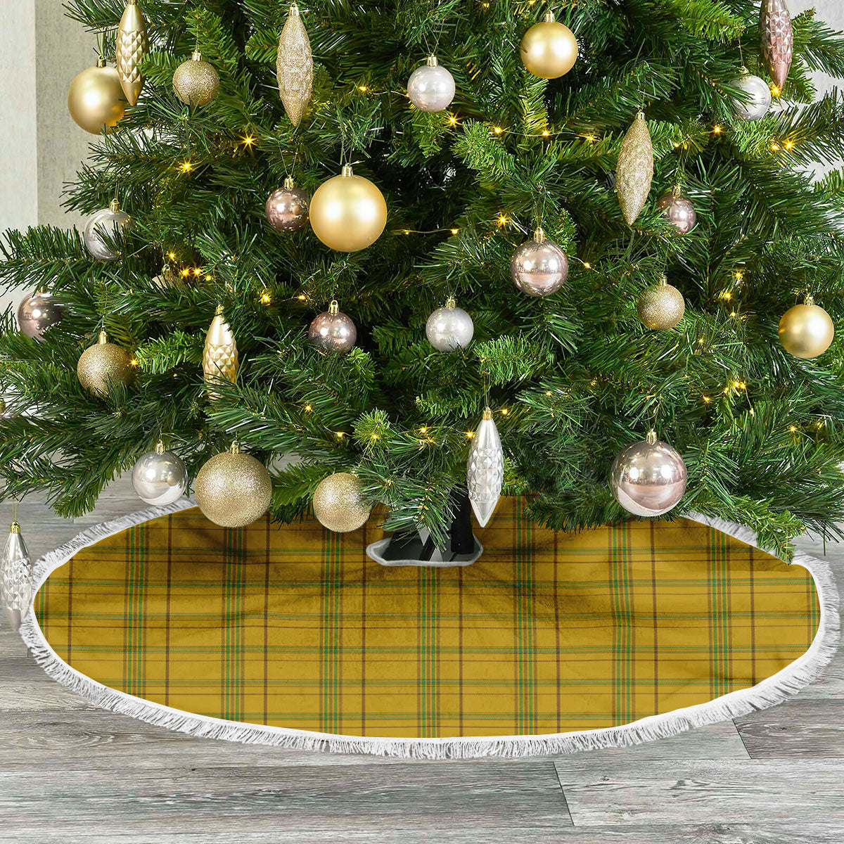 Houston Tartan Christmas Tree Skirt