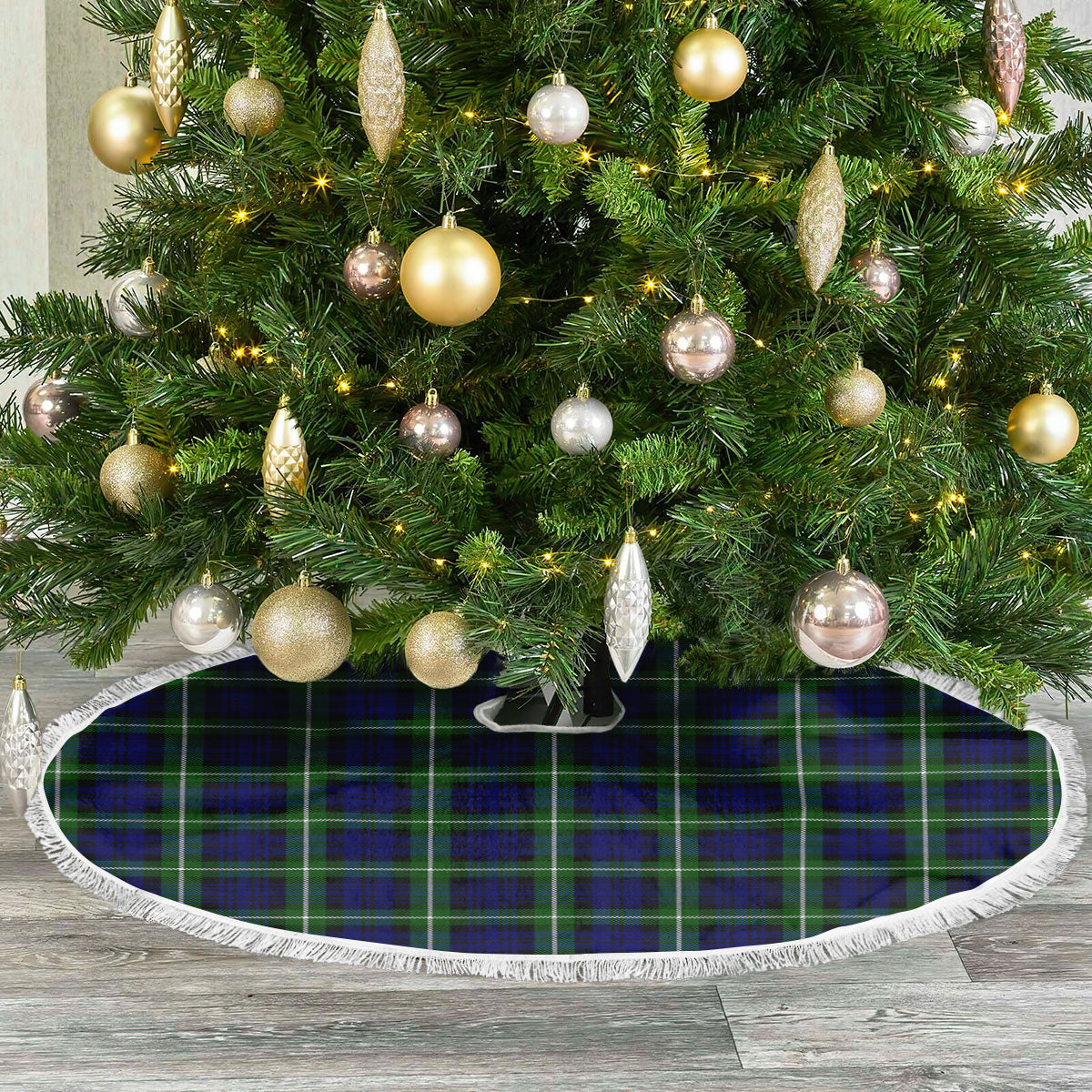 Lammie Tartan Christmas Tree Skirt