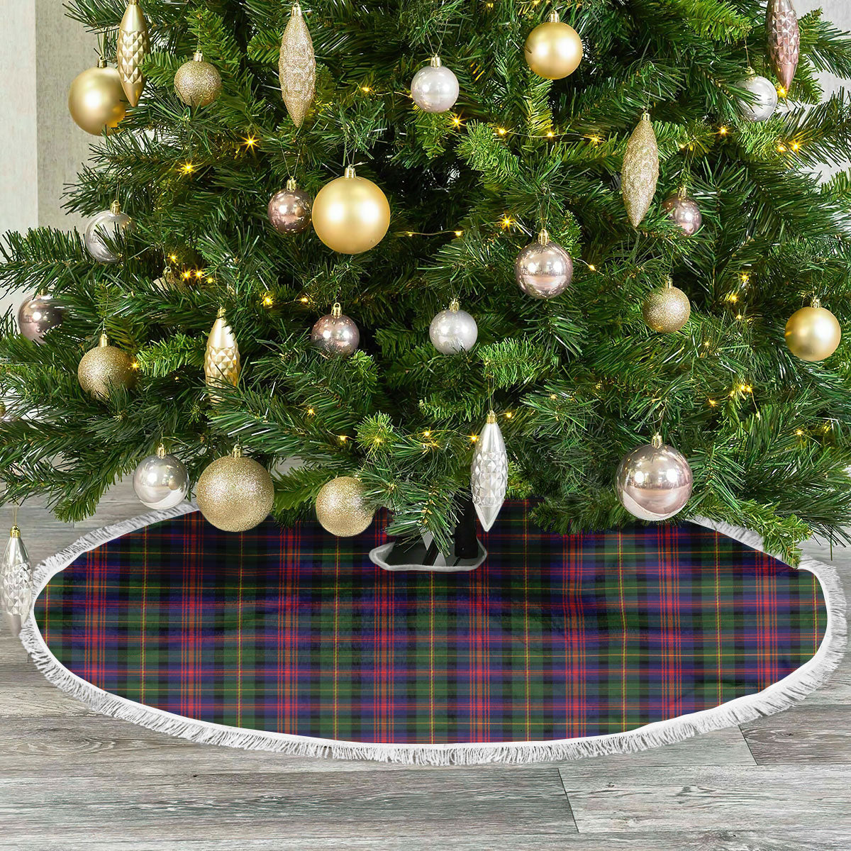 MacLennan Modern Tartan Christmas Tree Skirt