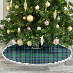 Rose Hunting Ancient Tartan Christmas Tree Skirt