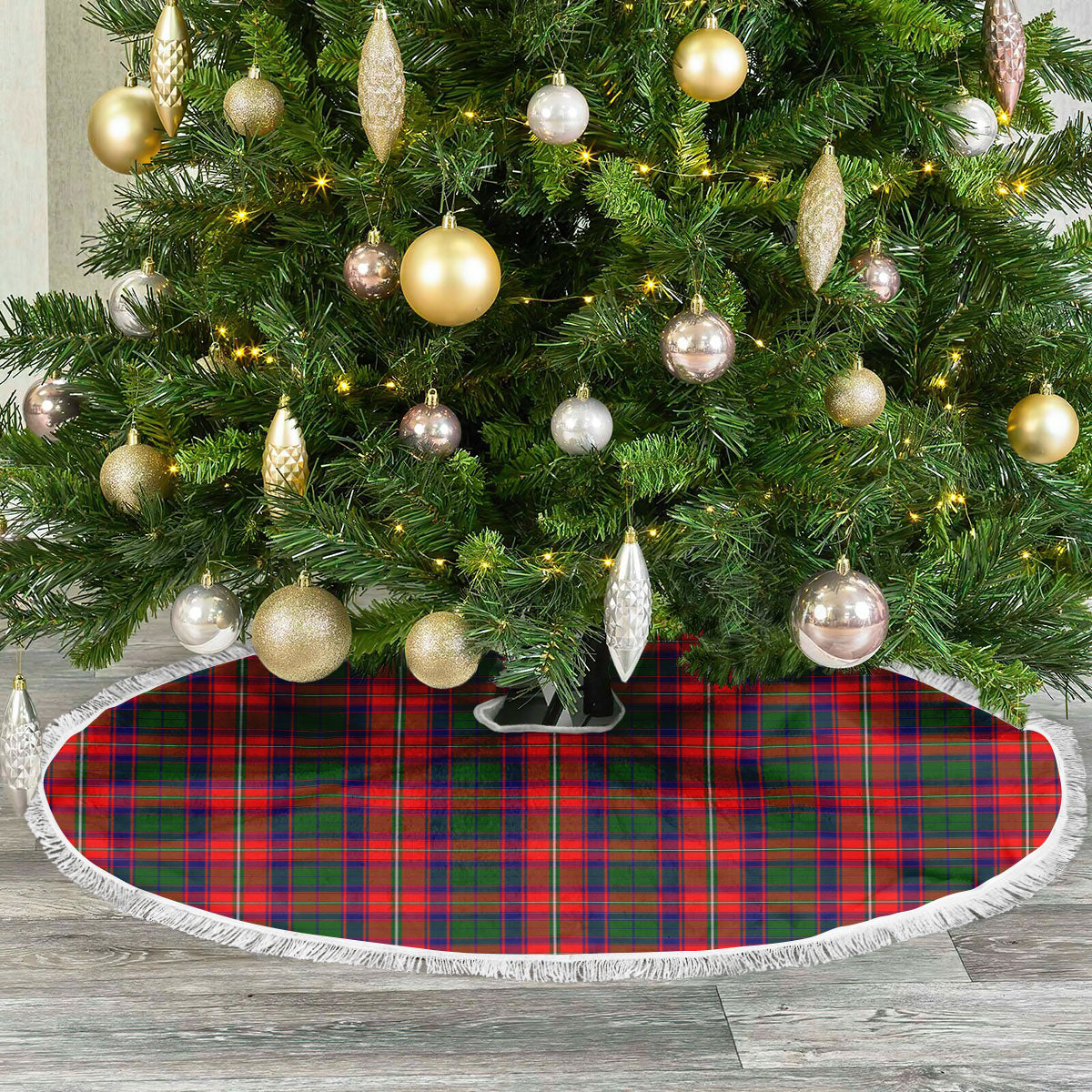 Wauchope (or Waugh) Tartan Christmas Tree Skirt