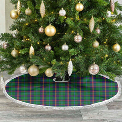 Young Modern Tartan Christmas Tree Skirt