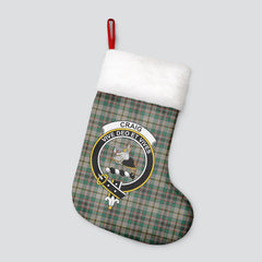 Craig Ancient Tartan Crest Christmas Stocking