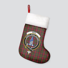 Ged Tartan Crest Christmas Stocking