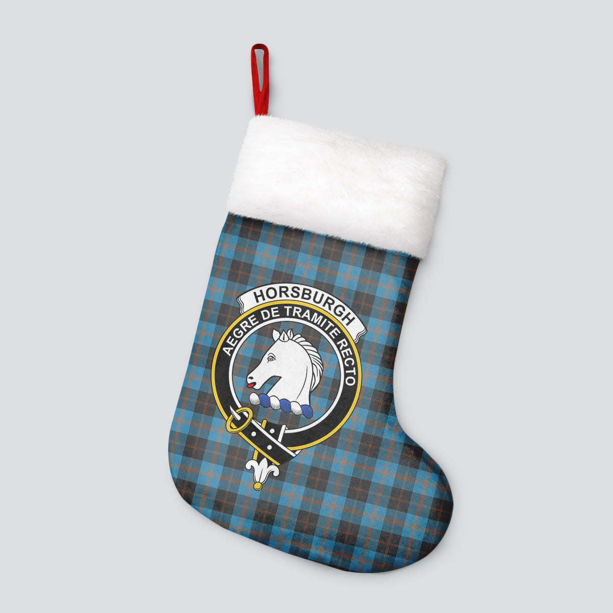 Horsburgh Tartan Crest Christmas Stocking