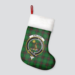 Kinloch Tartan Crest Christmas Stocking