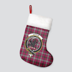 Little Tartan Crest Christmas Stocking