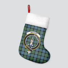 MacKay Ancient Tartan Crest Christmas Stocking