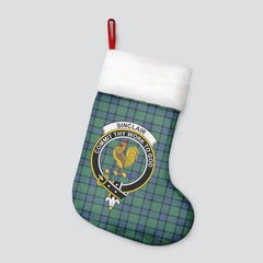 Sinclair Hunting Ancient Tartan Crest Christmas Stocking