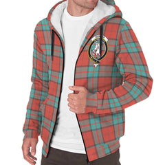 Dunbar Ancient Tartan Crest Sherpa Hoodie