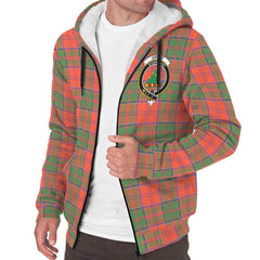 Grant Ancient Tartan Crest Sherpa Hoodie