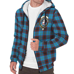 Home Ancient Tartan Crest Sherpa Hoodie