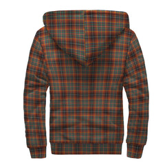 Innes Ancient Tartan Crest Sherpa Hoodie