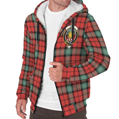 Kerr Ancient Tartan Crest Sherpa Hoodie