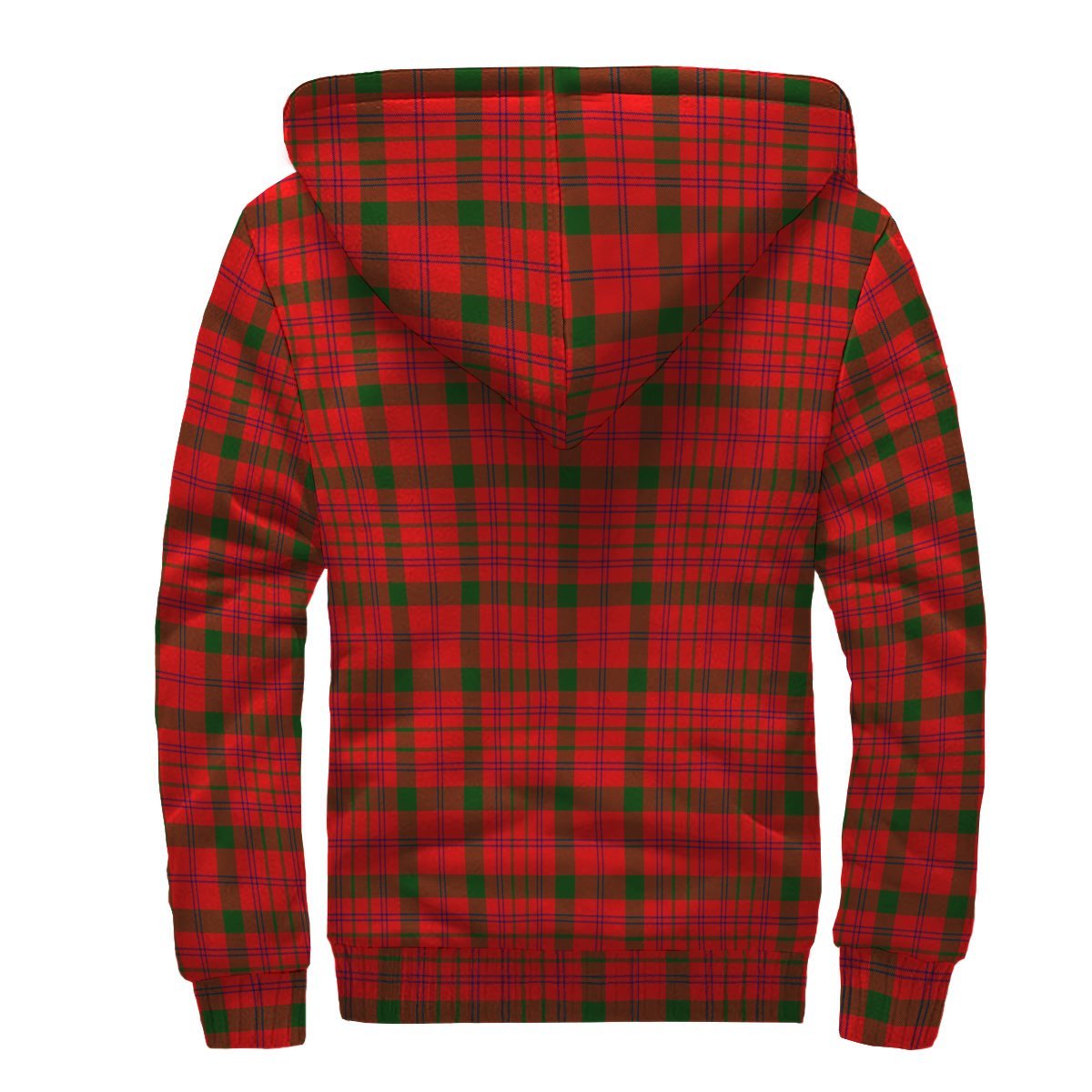 MacDonnell of Keppoch Modern Tartan Crest Sherpa Hoodie