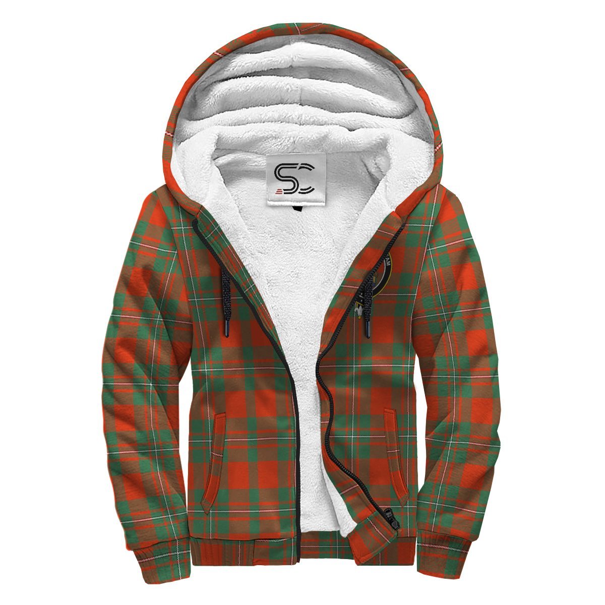 MacGregor Ancient Tartan Crest Sherpa Hoodie